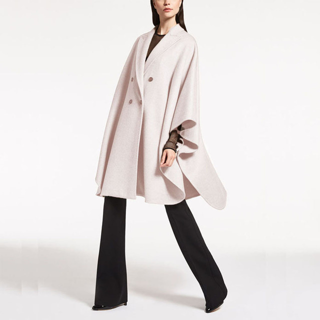 fashion cloak overcoat pendulum double-sided wool coat