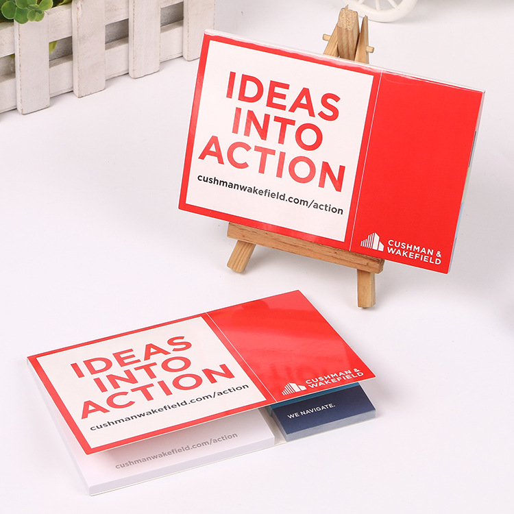 新款推荐精美广告记事便利贴高品质便携即时留言便签本LOGO定做|ms