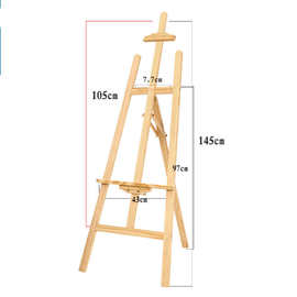 画架展示广告1架画架后展示架支撑米木制黄美术木质45松木