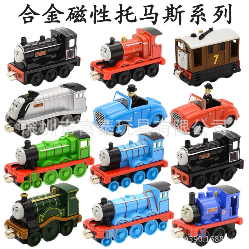 Thomas small locomotive alloy magnetic connection Toby Gordon Henry James toy Thomas small locomotive alloy magnetic connection Toby Gordon Henry James toy