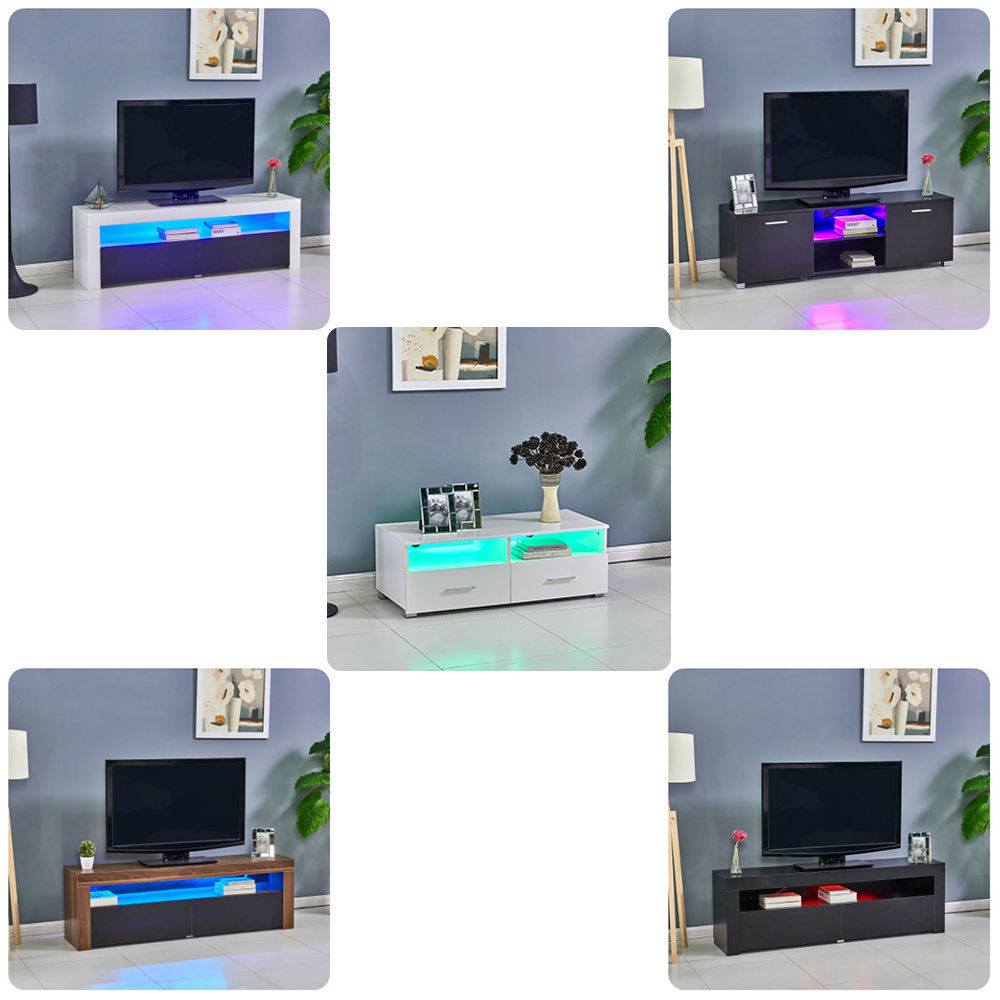 Moderno simple TV gabinete LED resalte visual gabinete pequeño apartamento dormitorio sala de estar barato TV gabinete fábrica al por mayor image 8