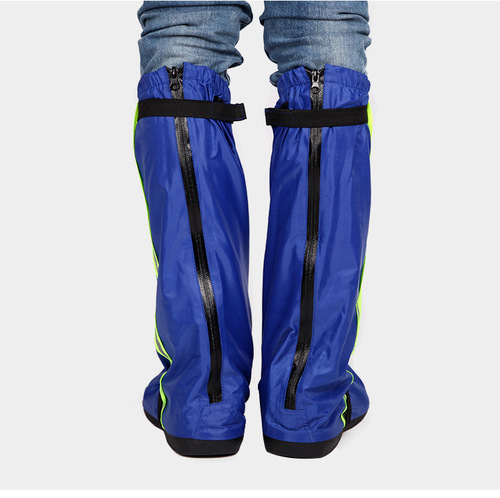 Blue Lion Oxford cloth men's and women's rainproof shoe covers thickened wear-resistant anti-slip rain boots rainy day waterproof shoe covers outdoor travel