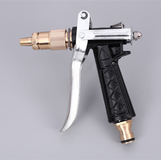 供应高压洗车水枪全铜水枪头奶嘴接口水枪洗车器水枪水暖洁具