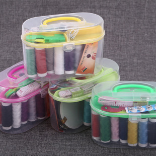 Yiwu Treasure Box Sewing Box Set Household Sewing Combination Home Tools Sewing Kit Factory Direct Wholesale
