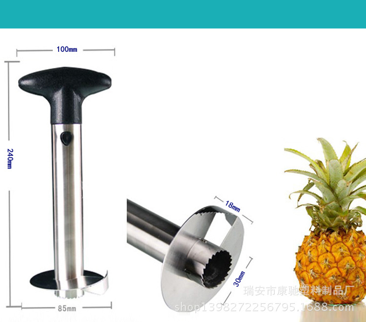 菠萝削皮器 菠萝刀 菠萝切 菠萝去眼器 塑料菠
