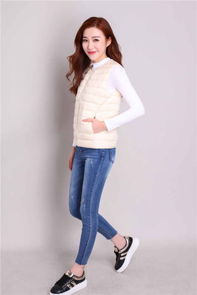 Gilet femme en Duvet de canard blanc - Ref 3316304 Image 41