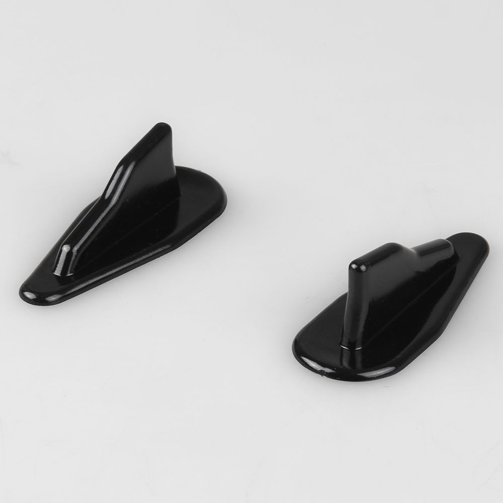 Coromose Universal EVO-Style PP Roof Shark Fins Spoiler Wing Kit Vortex Generator