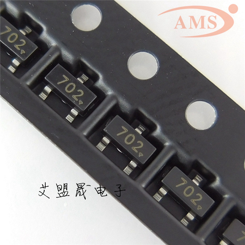 2N7002 丝印：702 SOT-23贴片 MOS管 场效应管 CJ/长电 全新现货