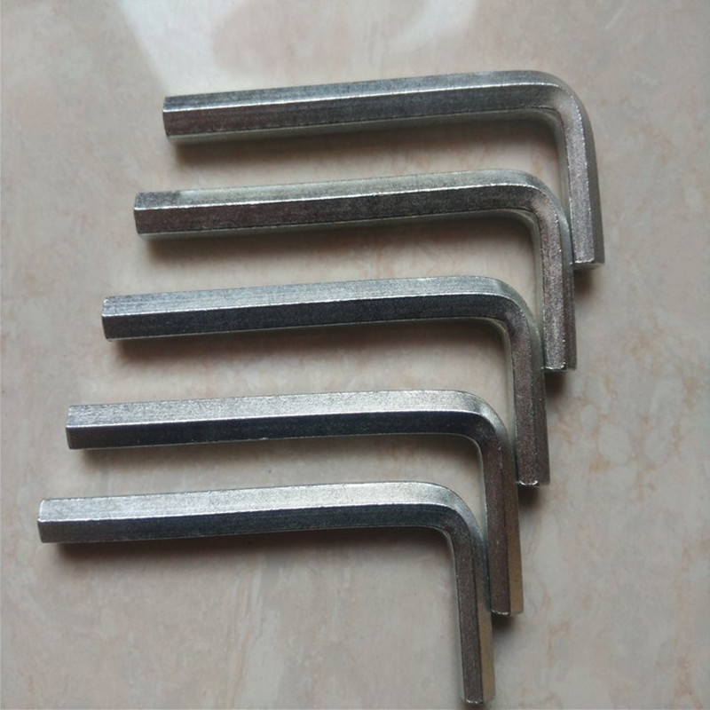 厂家批发镀锌内六角扳手 十字改锥7字内六角扳手 L型内六扳手2-16