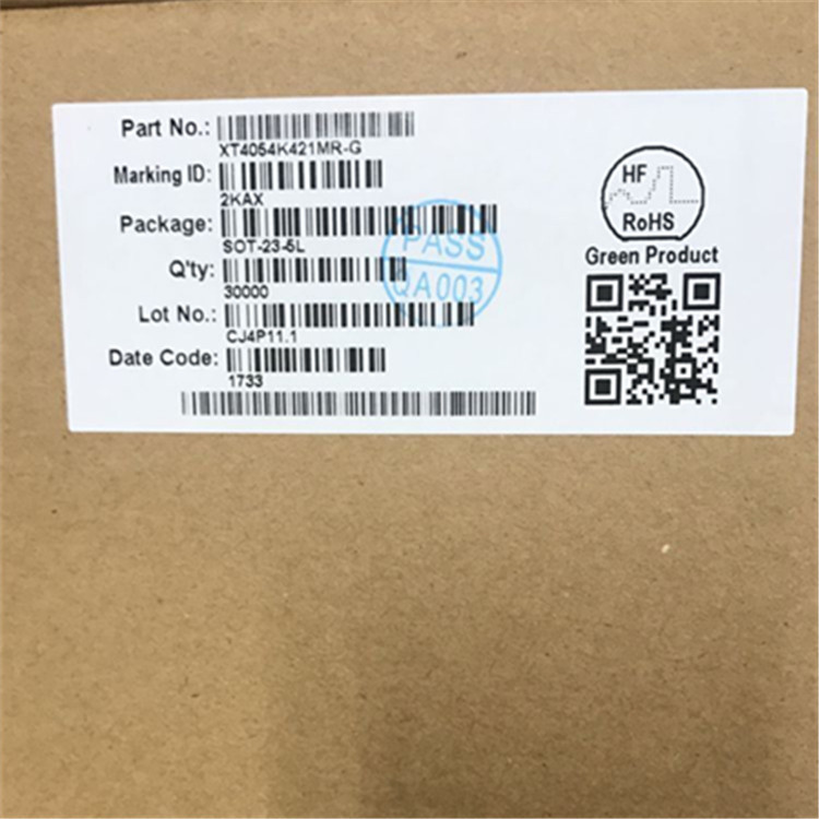 XT4054K421MR-G  锂电充电IC芯片带防反接单灯指示 BOM表配套电子