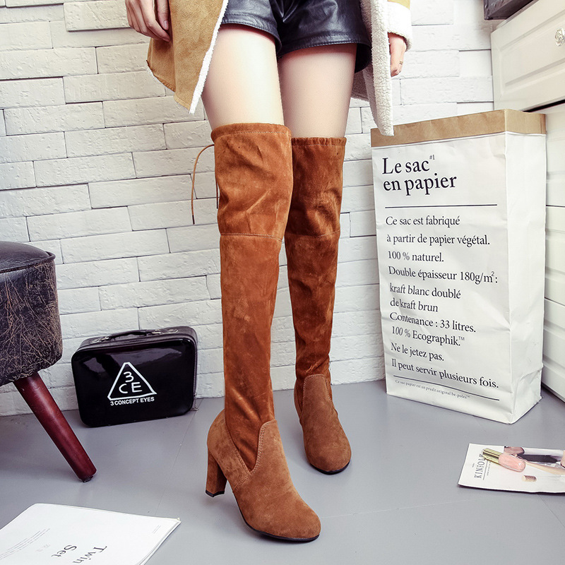 Bottes femme en Daim - Ref 3355057 Image 20