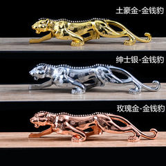 汽車用品車載金錢豹汽車擺件 合金擺件美洲豹 汽車內飾精品