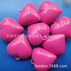 Plastic beads heart-shaped heart shaped, 34mm, 9mm