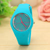 Silica gel fashionable quartz silicone watch