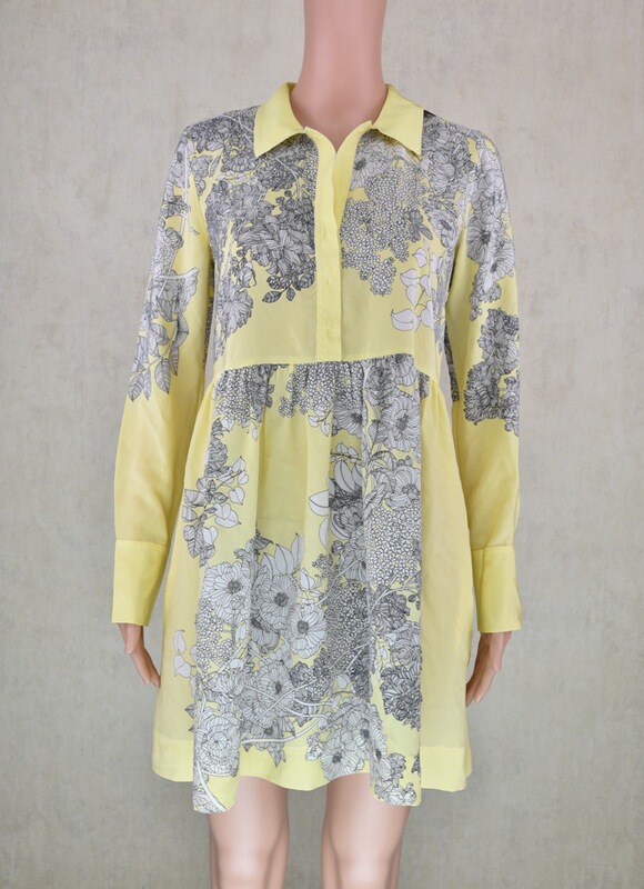 Zhuo Ya Dancer 17 Spring Elegant Elegant Floral Positioning Print Cut Silk Dress 7362 Clear Zhuo Ya Dancer 17 Spring Elegant Elegant Floral Positioning Print Cut Silk Dress 7362 Clear
