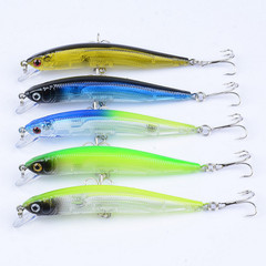 Lure 5-color floating hard lure minnow 9.7cm/8.2g Artificial bait fishing gear fish lure cross-border e-commerce