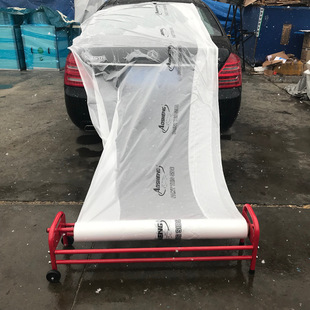 No. 3 Damei 3.8 m masking paper rack car paint protective film cutting rack hand push mobile large