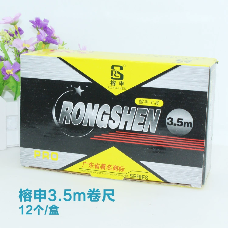 Рулетка Марка Rongshen Измерительная линейка 3,5 м Деревообрабатывающее оборудование Бытовая телескопическая линейка Метрическая стальная рулетка