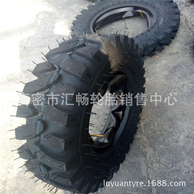 拖拉机轮胎 加密人字  6.50-16 轮胎 600-16 越野花纹