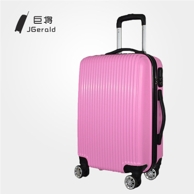 gift Fine lines zipper Draw bar box Universal wheel Password lock luggage Luggage and luggage 20/24 Inch wholesale customization