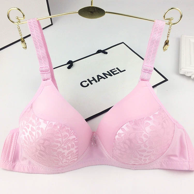 Thin wireless bra, underwear for mother, plus size, for middle age