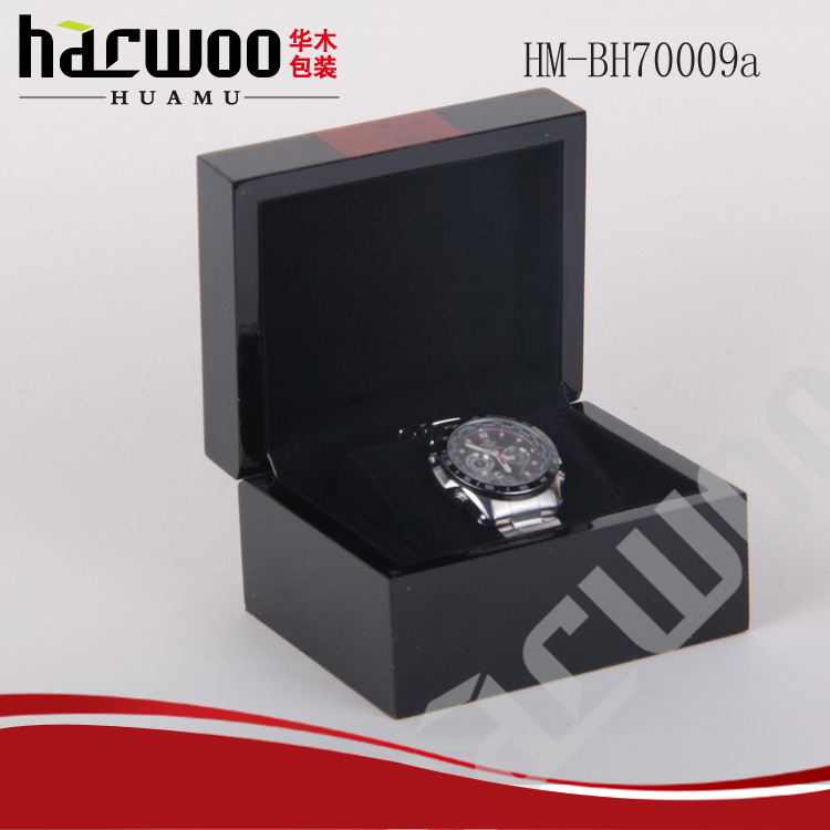 厂家直销 大量现精美木质手表包装盒 1位高档手表盒 首饰包装盒