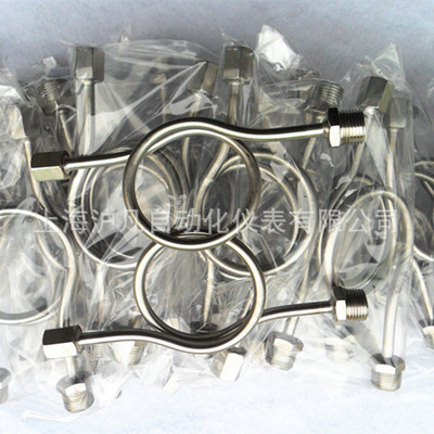 厂家直销 Y100 不锈钢压力表缓冲管 表弯管 非标定制