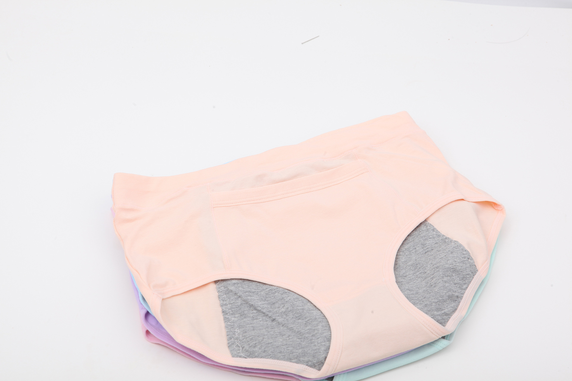 High-Waisted Cotton Period Panties