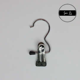 多功能电镀不锈钢夹子帽子挂钩面布料鞋靴窗帘展示