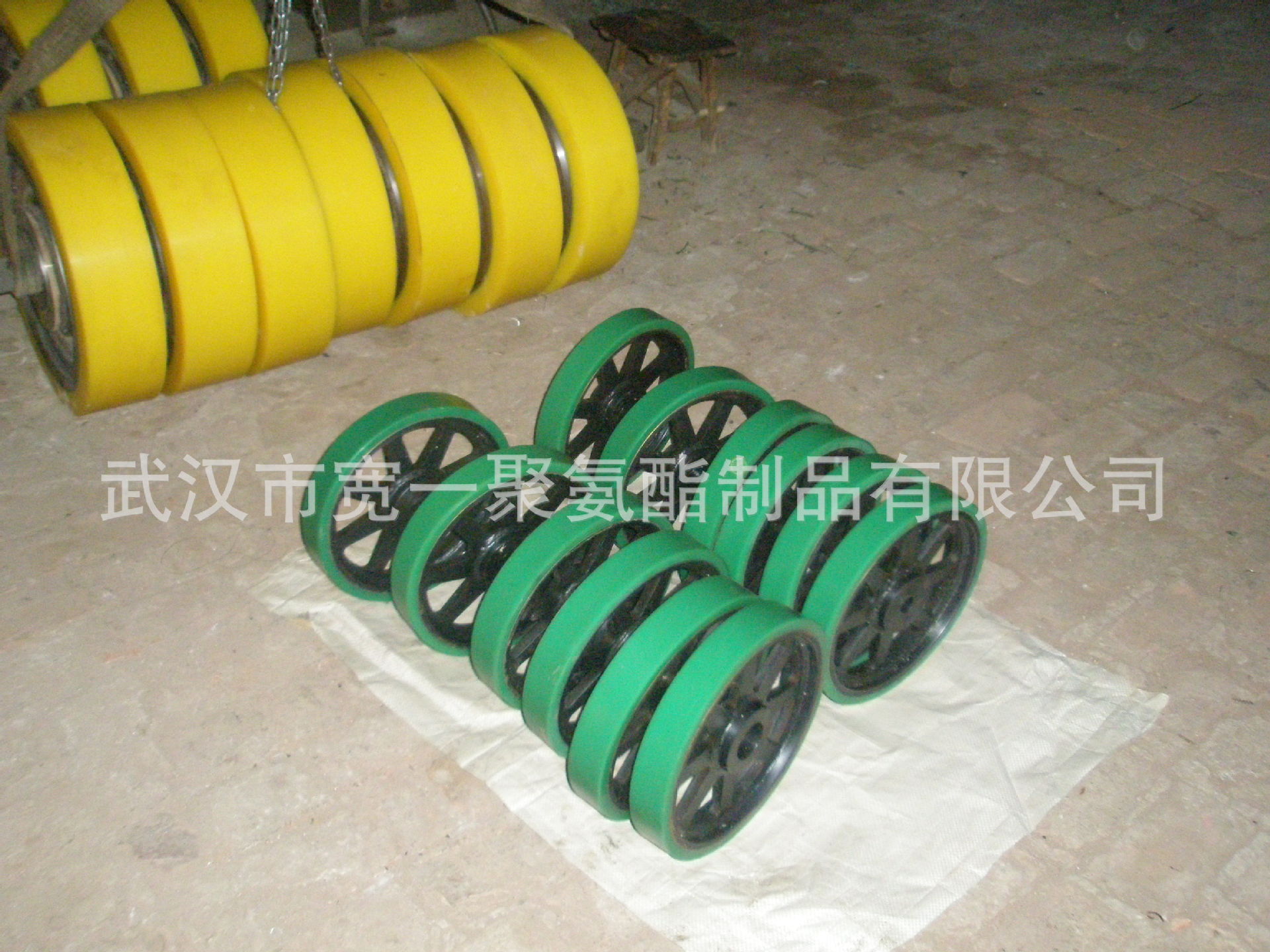 供应湖北武汉生产加工聚氨酯胶轮，聚氨酯滚轮