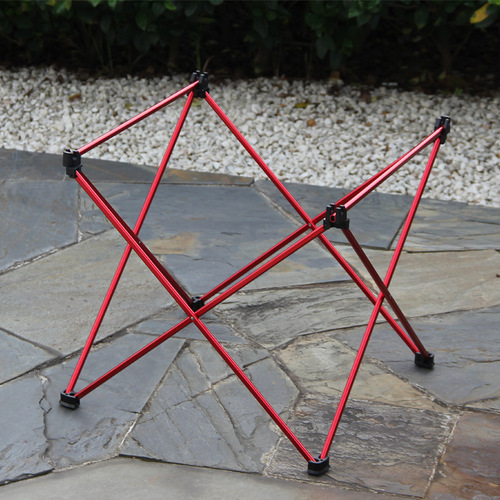 Outdoor ultra-light aluminum alloy portable folding table picnic table tea table camping barbecue square table small size