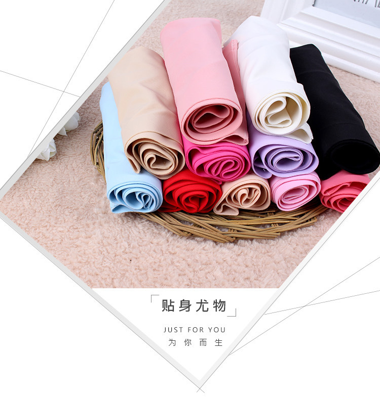 Desilan 3042# a piece of ice silk ladies sexy underwear comfortable seamless underwear waist solid color briefs