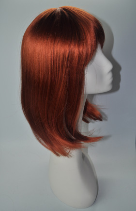 Estilo europeo y americano cos / party peluca popular fiesta cubierta de cabeza de fábrica cabello liso