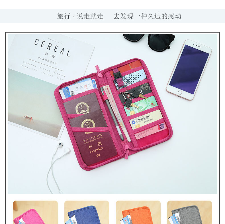 142g Weight 100pcs Quantity Nylon Material Solid Color Pattern Casual Style Simple Certificates Mobile Phone Change Storage Bag Wholesale Nihaojewelry 19