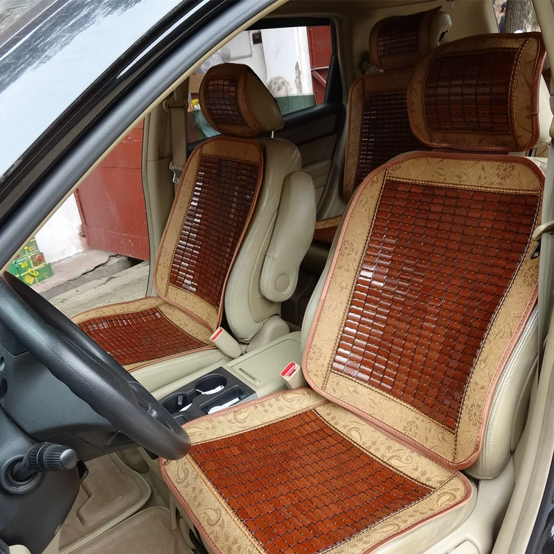 Автомобиль из пяти частей бамбуковая Подушка Летний дышащий коврик летний бамбуковый коврик в маджонг Автомобильная подушка на одну подушку