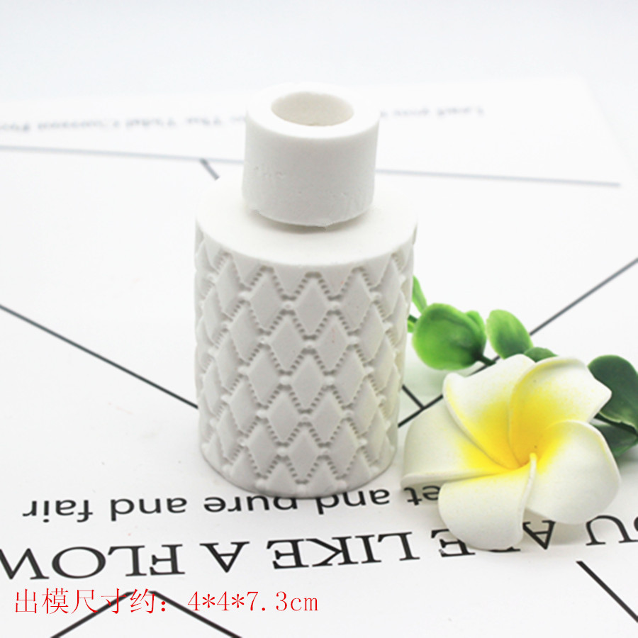 C996DIY香薰石膏 3D花瓶插花摆件模具硅胶模具