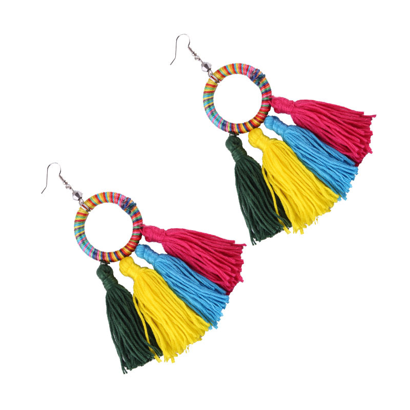 Korea style alloy hand made earring (Color 3)NHJQ9188-Color 3