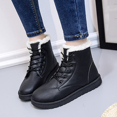 One piece wholesale wholesale winter new snow boots women's short boots warm cotton shoes Martin boots female students factory direct sales