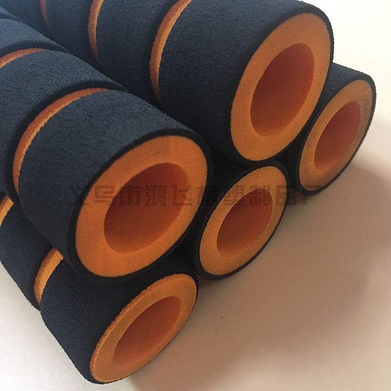 黑色光面橡塑海绵把套 EVA泡棉橡塑海绵护套