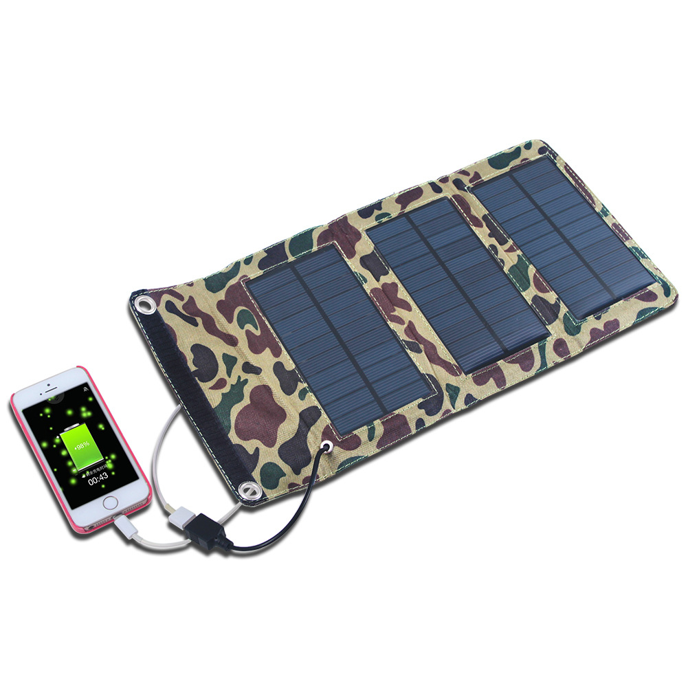 Chargeur solaire - 5 V - batterie Non mAh - Ref 3395890 Image 3