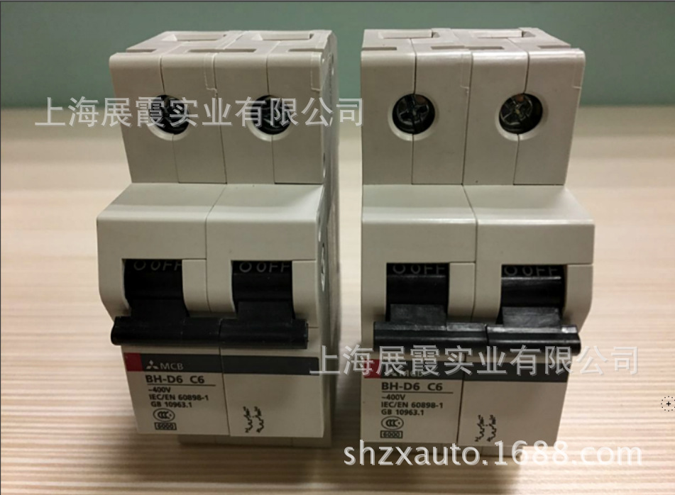 三菱空气开关【 BH-D6 C6 2P/ A6 小型断路器】