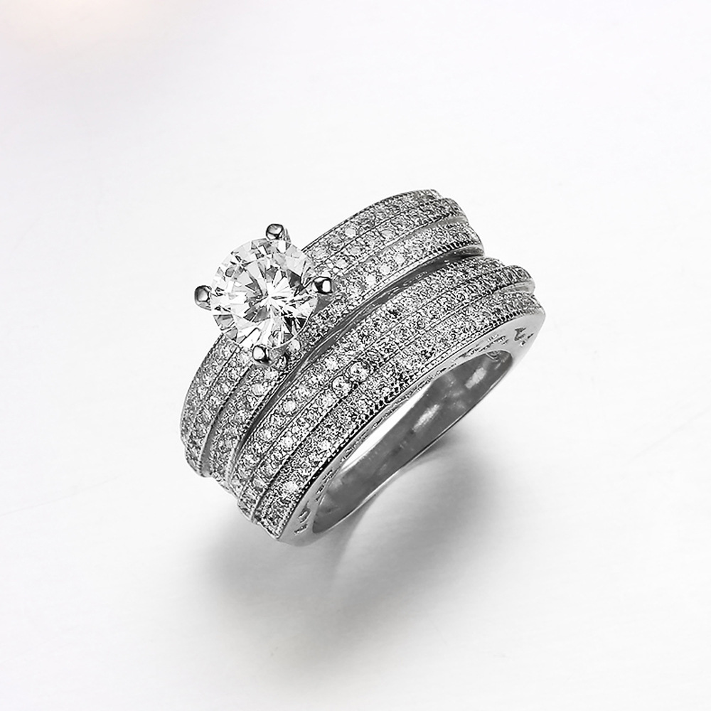 백금 도금 반지