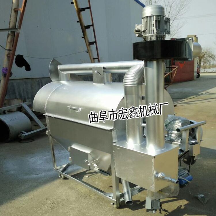 淮安各种规格炒货机 电加热不锈钢滚筒炒锅