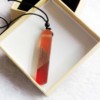 Spot [Creative Symbil] Factory Direct Selling Resin Woodening Time Necklace Pendant sweater chain couple jewelry