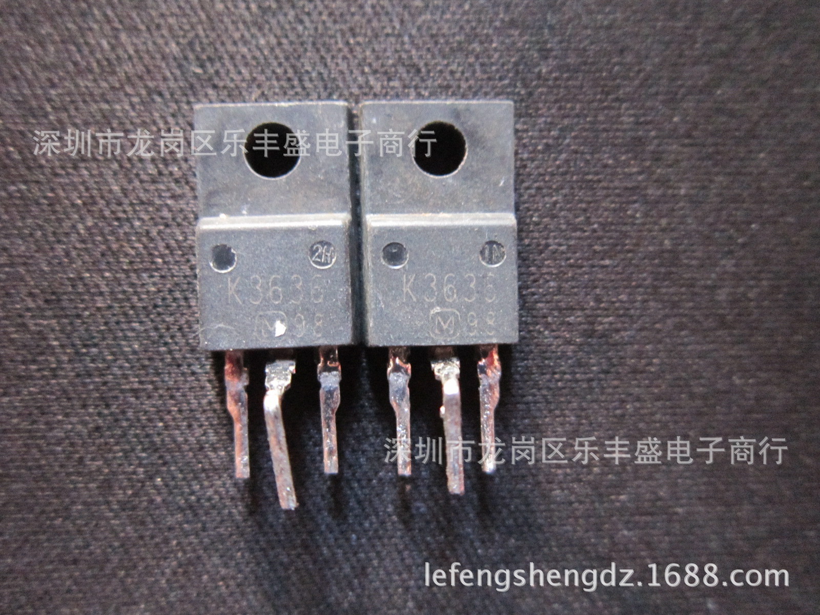 K3636 2SK3636 拆机Panasonic TO-220F N通道 功率MOSFET 3A 800V