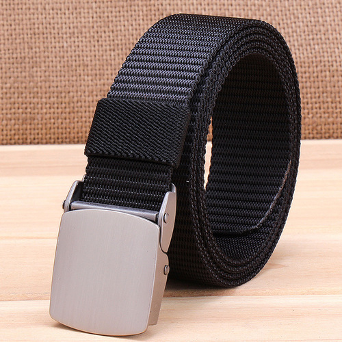 3.0 automatic buckle quick-drying nylon belt tactical outdoor pants belt student training belt wholesale can be customized with LOGO
