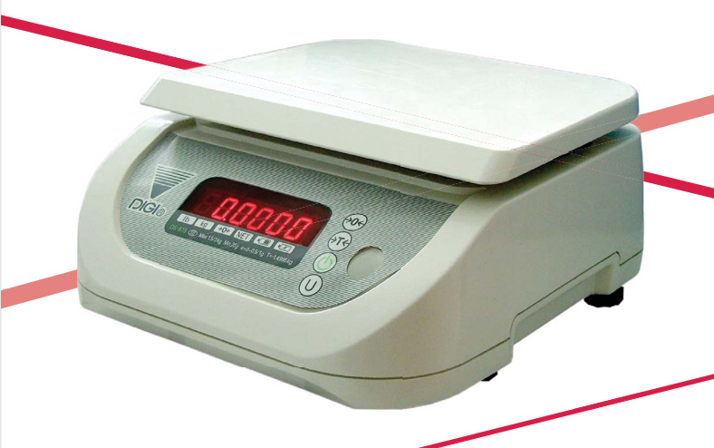 【寺冈】防水桌秤DS-6733kg6kg15kg加工包装秤电子秤高精度电子秤