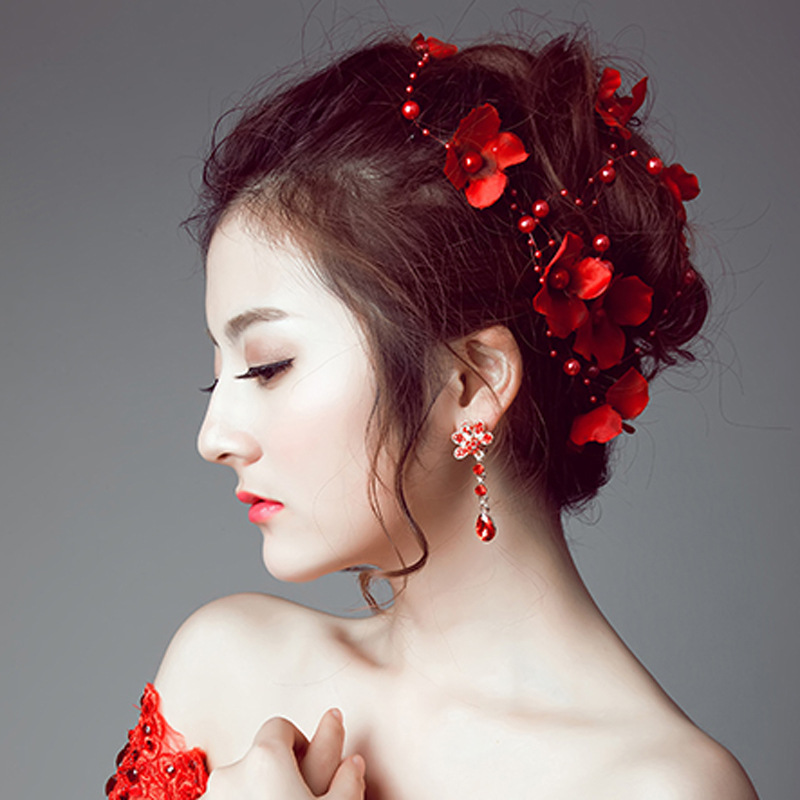 Fashion Style Fashion Flower Cloth Handmade Hair Accessories 1 Piece