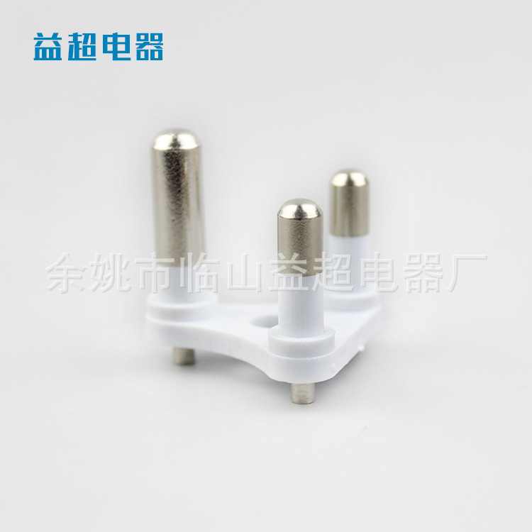 实芯半胶南非支架 三芯三头三插内架 标准插头支架 厂家供应