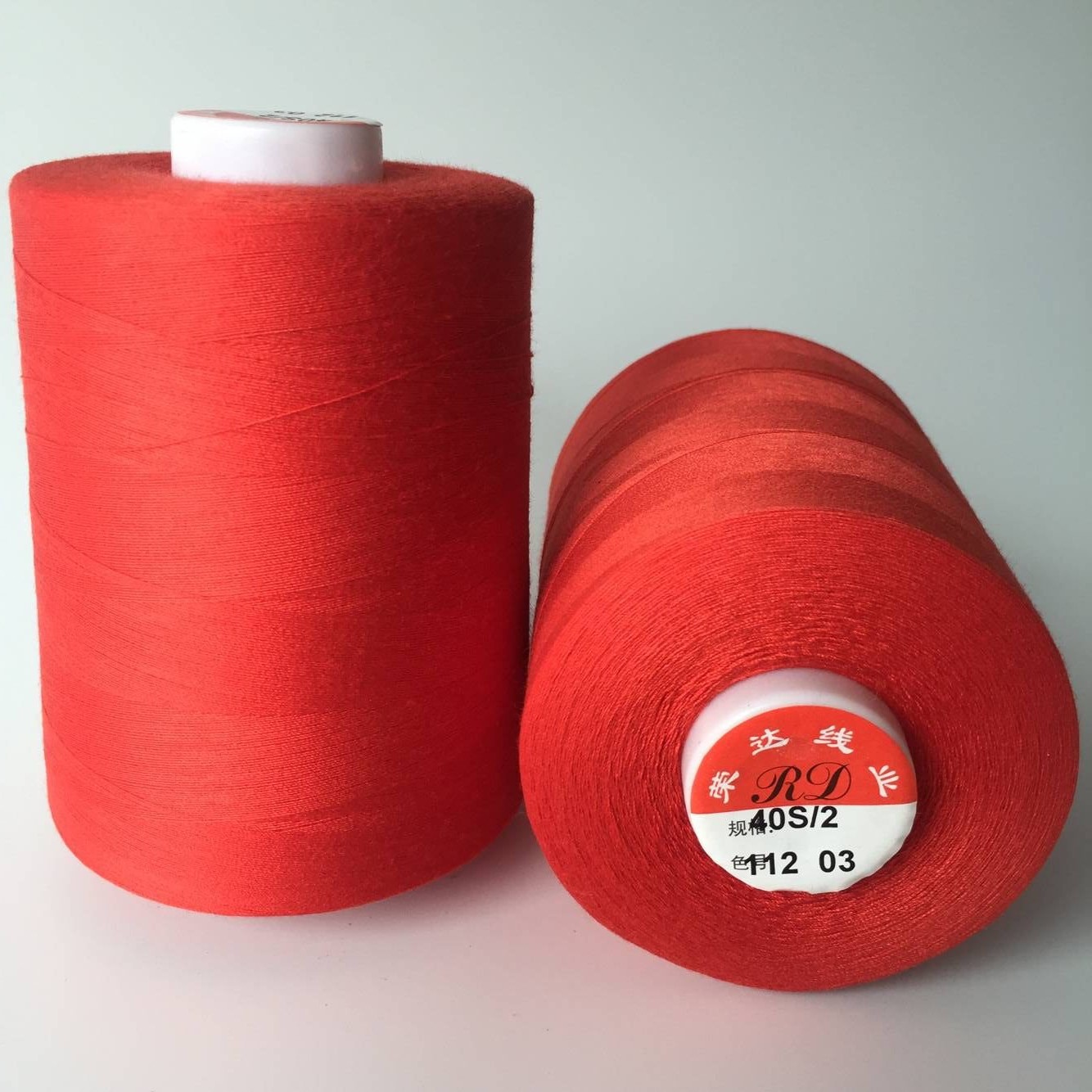 40/2-8500 야드 정사이즈 가는 선 112 레드